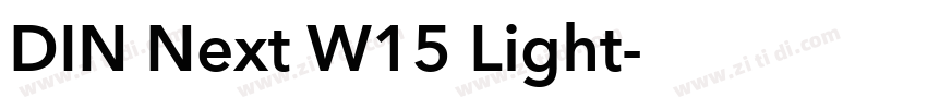 DIN Next W15 Light字体转换